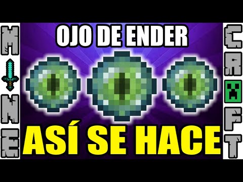 COMO HACER OJO DE ENDER EN MINECRAFT