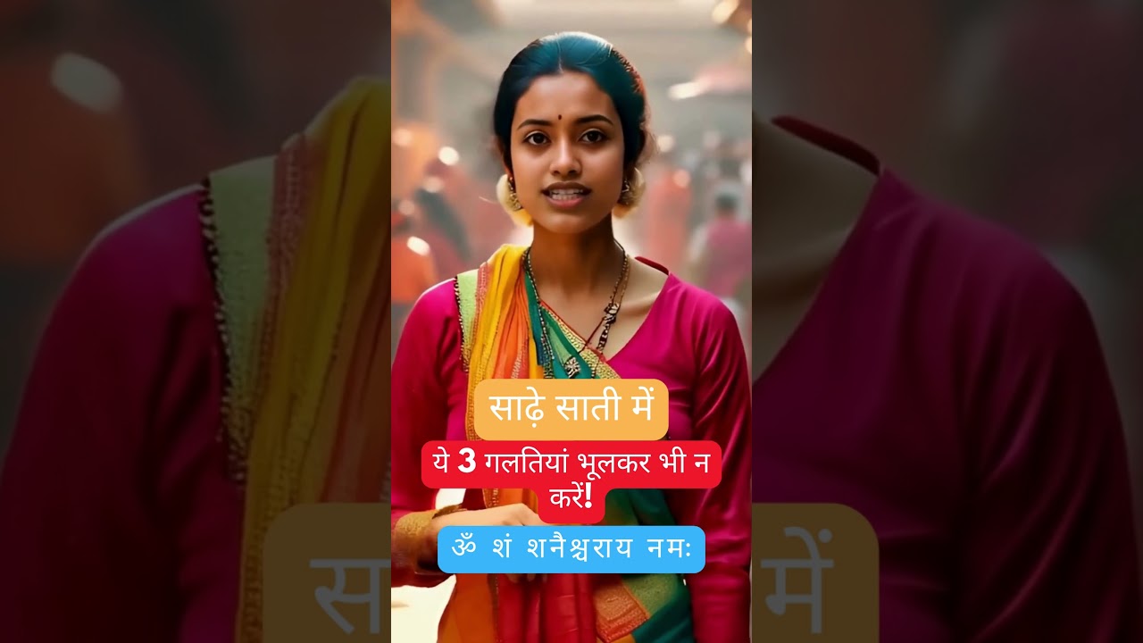 साढ़े साती में ये 3 गलतियां भूलकर भी न करें! ❌ #ShaniDosh