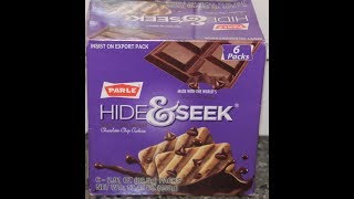 Parle Hide Seek Chocolate Chip Cookies Review Youtube