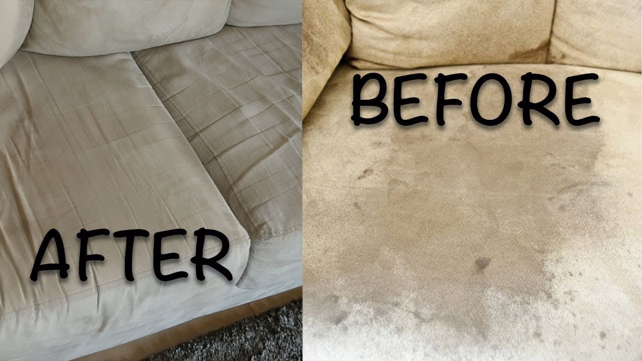 How To Clean Your Micro Suede Sofa Fabric - DIY Home Tutorial -  Guidecentral 