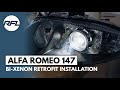 Alfa Romeo 147 pre facelift | Bi-Xenon projector Mini H1 Retrofit DIY installation