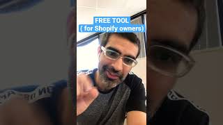 FREE TOOL for Shopify store owners #shorts #shopify