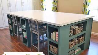 Easy DIY craft desk projects ideas.