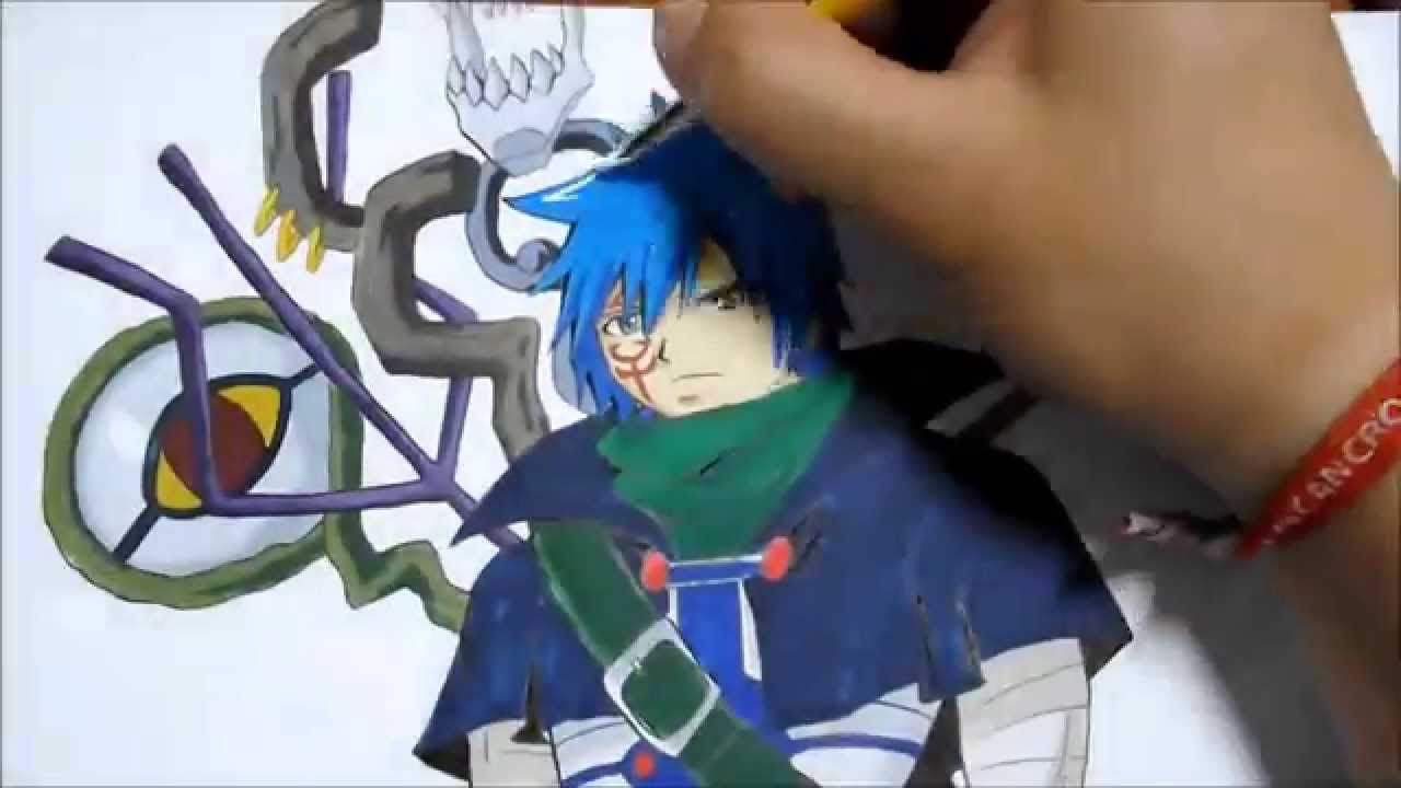 Copic Speed Draw Mystogan ミストガン Youtube