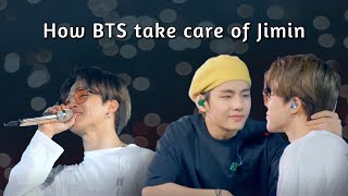 How BTS take care of Jimin
