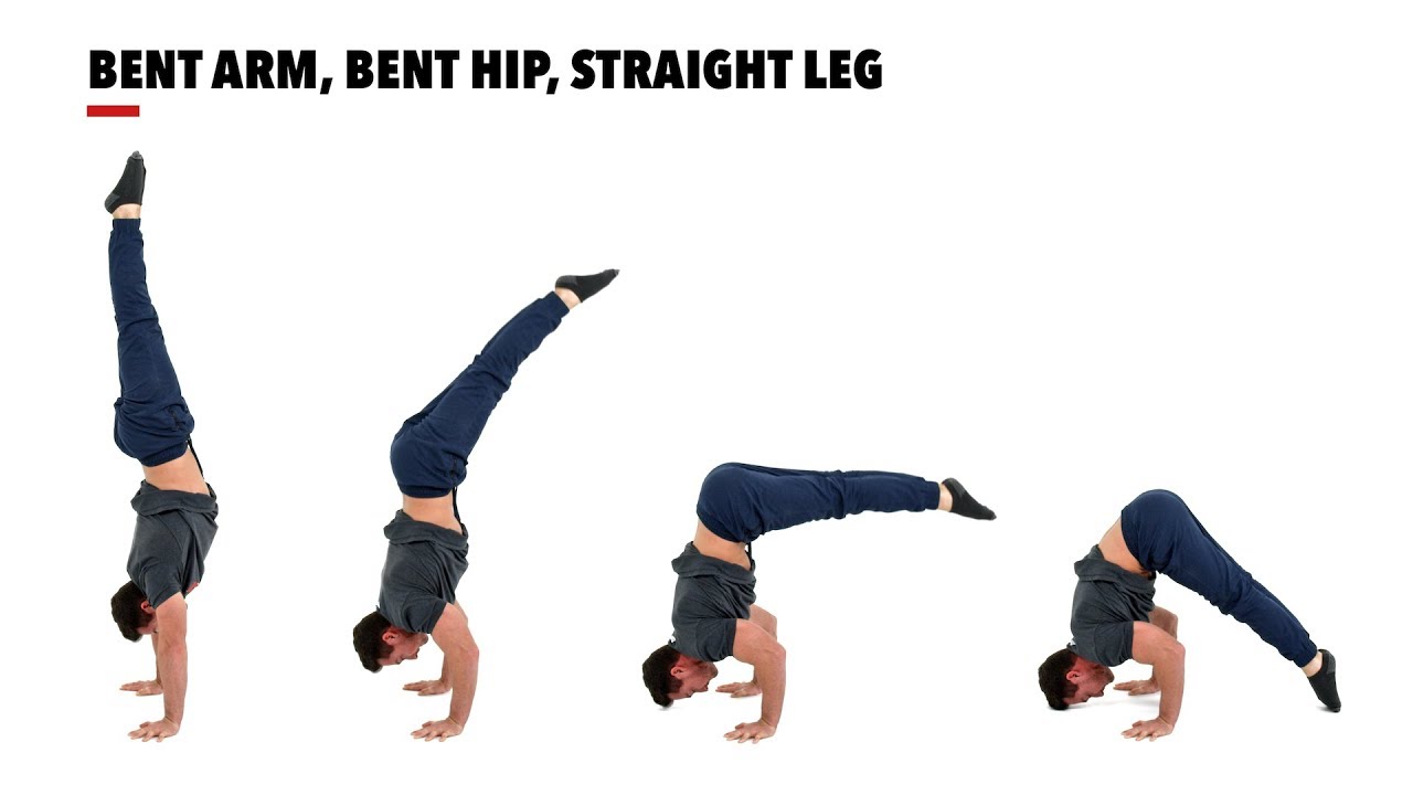 handstand atcoder Bent Arm, Bent Hip, Straight Leg Press