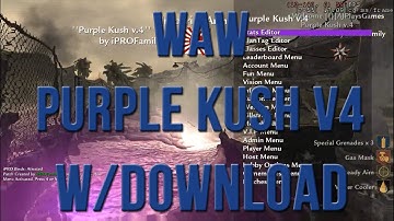 WaW Multiplayer Mod Menu Kush V4