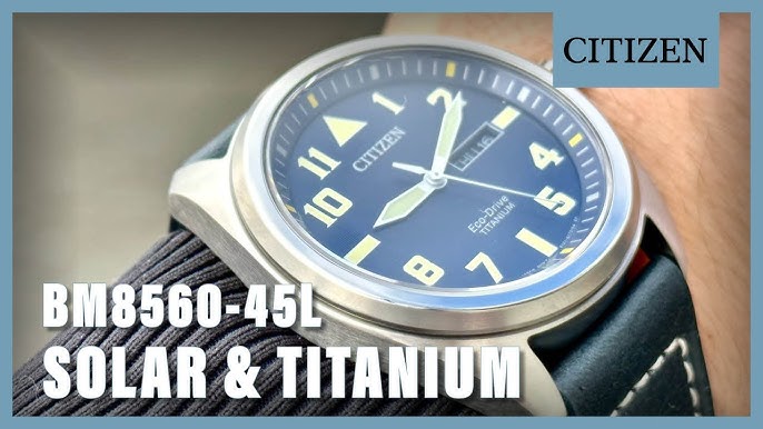 Citizen Titanium Watch BM8560 Review YouTube - 