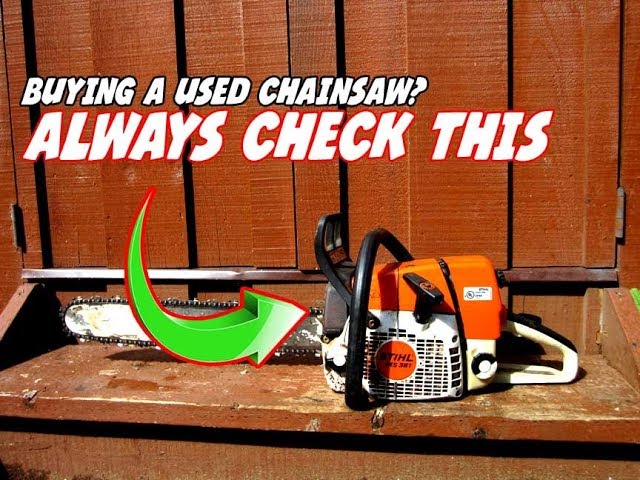 ALWAYS Check This Before Buying A Used Chainsaw! - YouTube
