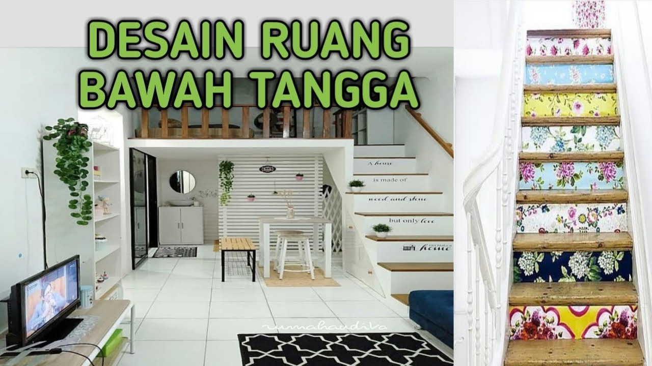 KUMPULAN DESAIN  RUANG  BAWAH  TANGGA  BIKIN KECE  YouTube