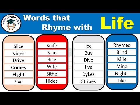 Words that rhyme with Life| Interesting Rhyming words