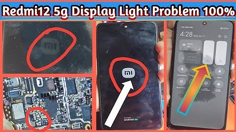 Redmi12 5G Display Light Problem 100% solution Redmi12 4g Display Light Problem 100% solut Nahi hoga