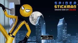 Spider Stickman Rope Hero: Gangster crime City screenshot 4