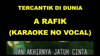 TERCANTIK DI DUNIA - A RAFIK (KARAOKE NO VOCAL)