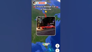 Stranger Car In Real Found On Google Earth And Map #shorts #earth #maps
