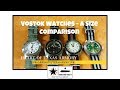 Vostok Watches - A Size Comparison