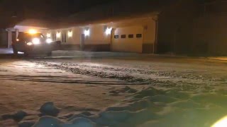 Plowing A Lil Snow At Night