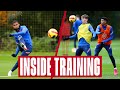 Doyle, Aarons & Brewster's Perfect Free Kicks, Foot Tennis & Sprint Drills | Inside Training | U21