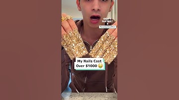These nails cost $1000 😳 #acrylicnails #priceprediction #nailart @theryanjayshowofficial