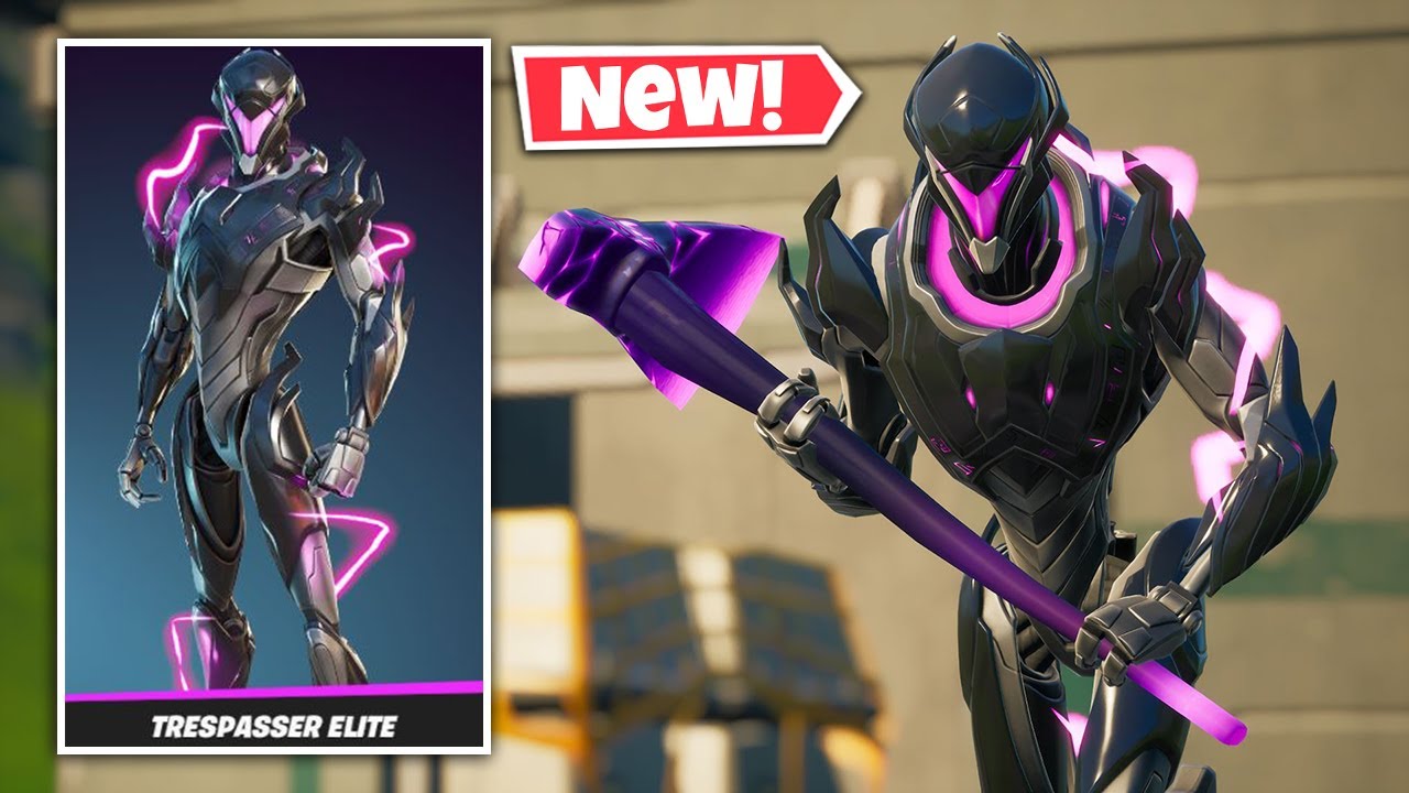 New Trespasser Elite Skin Gameplay in Fortnite! - YouTube