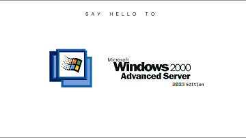Windows 2000 Advanced Server 2023 Edition