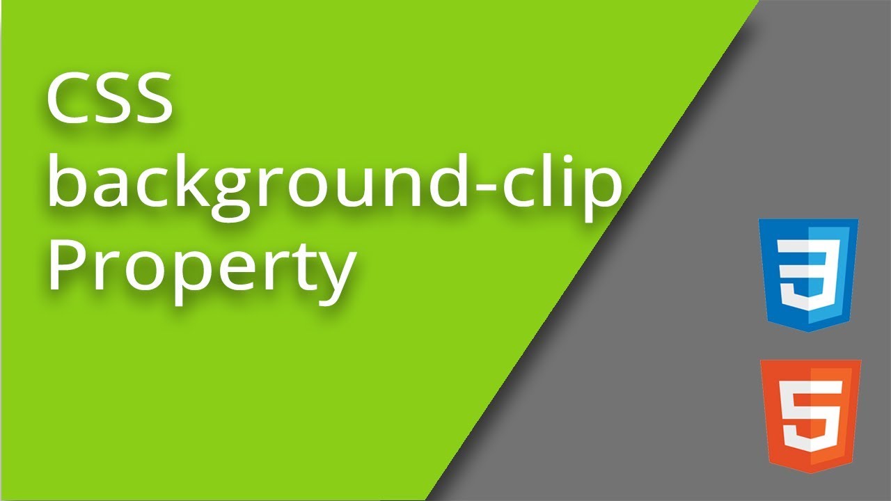 CSS background-clip Property - YouTube