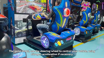 EPARK Speed Track Coin Operated Car Racing Arcade Game Machine Driving Car Video Games