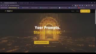 PromptVault — The first decentralized AI prompt registry built on Sui | Demo, Web3 Hackathon Net Worth