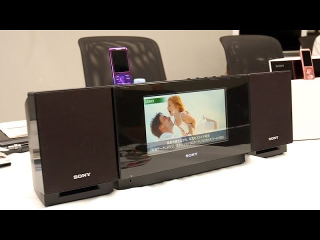 と。SONY CMT-L7D Video: Sony's DVD-Player/Walkman Dock Combo With 9-Inch LCD