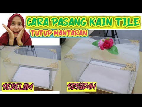 Video: Cara Merekatkan Kotak Dengan Kain