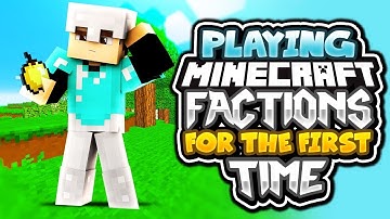 PLAYING FACTIONS FOR THE FIRST TIME EVER | Minecraft Live