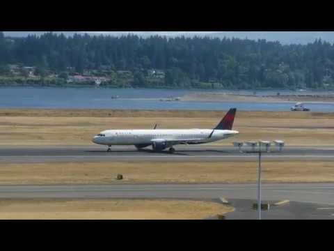 Delta Air Lines Airbus A321-211 [N355DN] Landing at PDX - YouTube