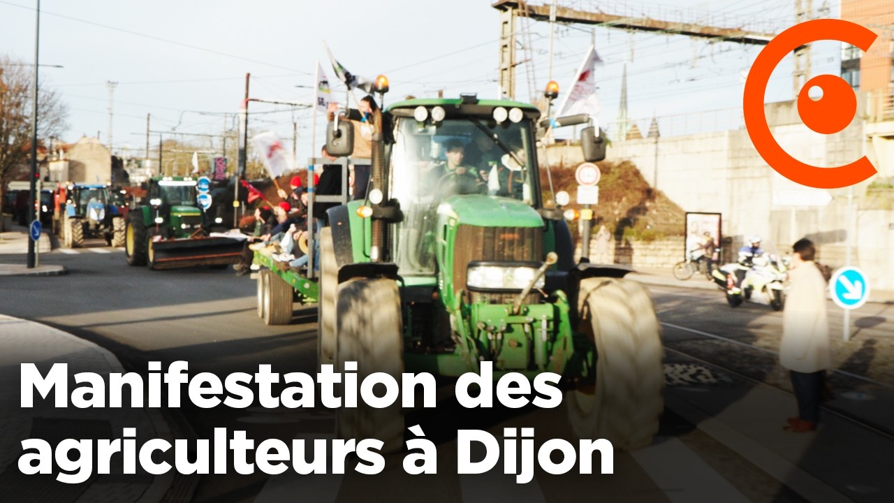 Manifestation des agriculteurs en colère à Dijon - Jeunes Agriculteurs et FDSEA - Colère Agricole