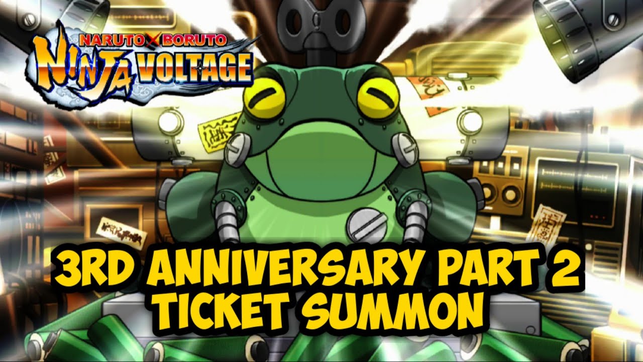 3rd Anniversary Part 2 10X Ticket Summon Showcase | Naruto X Boruto Ninja Voltage