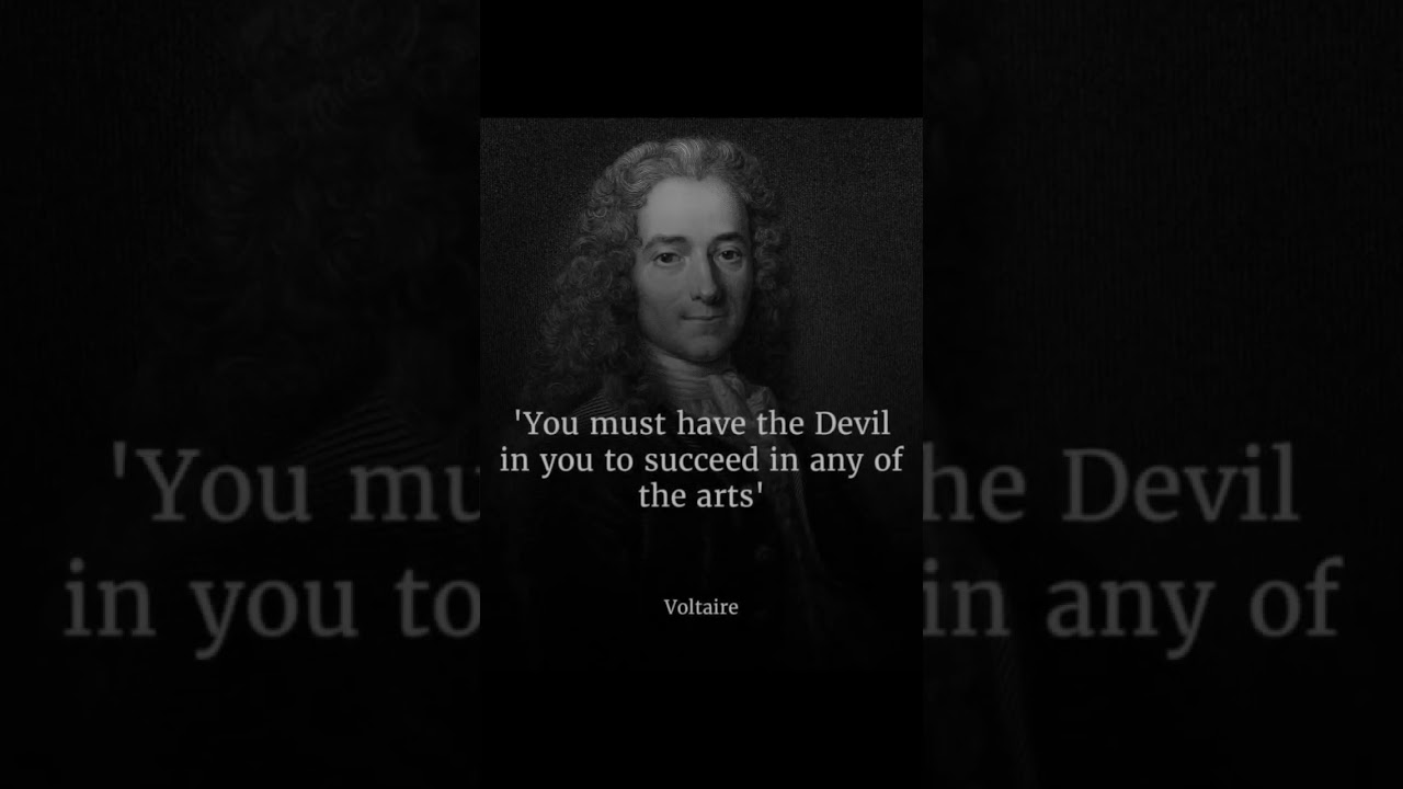 "To master any art, you need that devilish drive. 