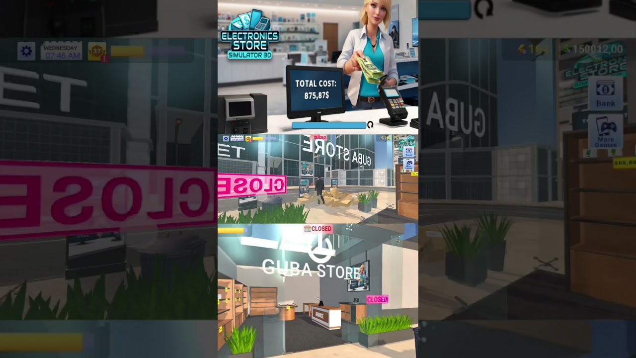 Electronics Store Simulator 3D GAMEPLAY 