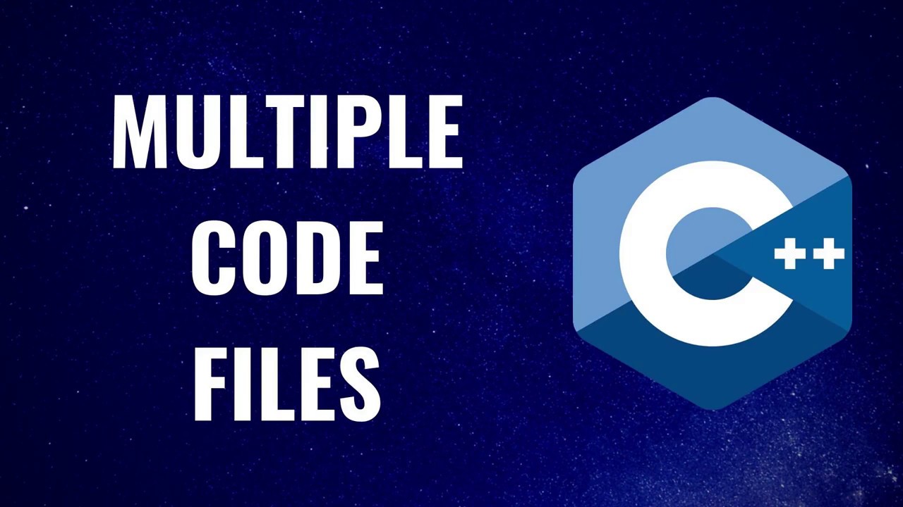 Working with Multiple Code Files - Beginner C++ Tutorials - YouTube