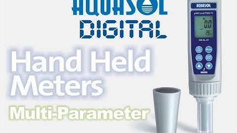 AQUASOL DIGITAL - How to use Multiparameter Meter (Pro)