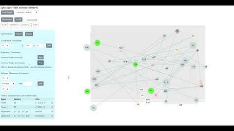 fCoSE Constrained Graph Layout - Hybrid Constraints