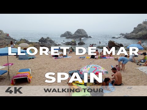 4K Lloret de Mar Spain - Walking Tour 2022 | Costa Brava 2022