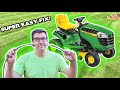 How To Replace The Mower Belt on a John Deere Riding Mower | Belt Replacement John Deere E120