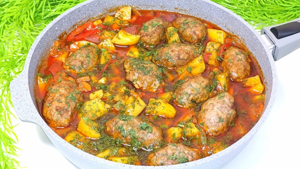 Все закинули в СКОВОРОДУ и ЗАБЫЛИ! Без возни! Вкуснее УЖИНА еще не было!