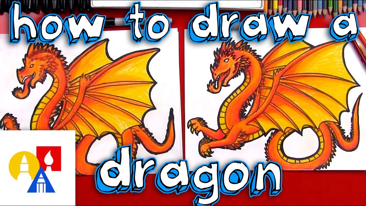 How To Draw A Dragon Youtube