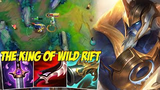 THE KING OF WILD RIFT GOING CRAZY WITH PANTHEON MID