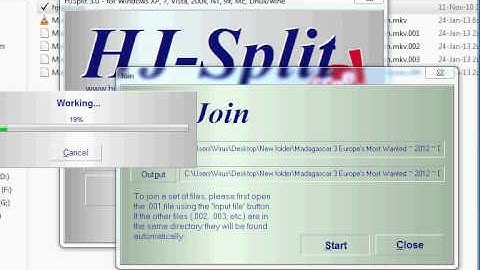 How to join file using HJSplit