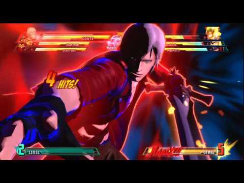 Marvel vs. Capcom 3 - Dante Level 3 Hyper Combo: "Devil Must Die"