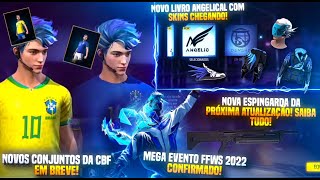 NOVO LIVRO ANGELICAL E SKINS CHEGANDO, NOVA ESPINGARDA SRM1216, MEGA EVENTO FFWS 2022 E MUITO MAIS!!