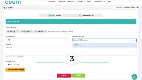 How to send a Quick SMS on the Beem Platform