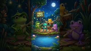 Frog's pond partyKids#cartoon#babies#3d#english#animals#toys#frogs#lion#fish#pond#childrens rhymes