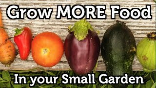 Grow a lot of Food in a Small Garden - 10 easy tips